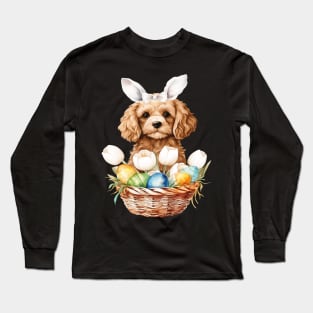 Cavapoo Easter Long Sleeve T-Shirt